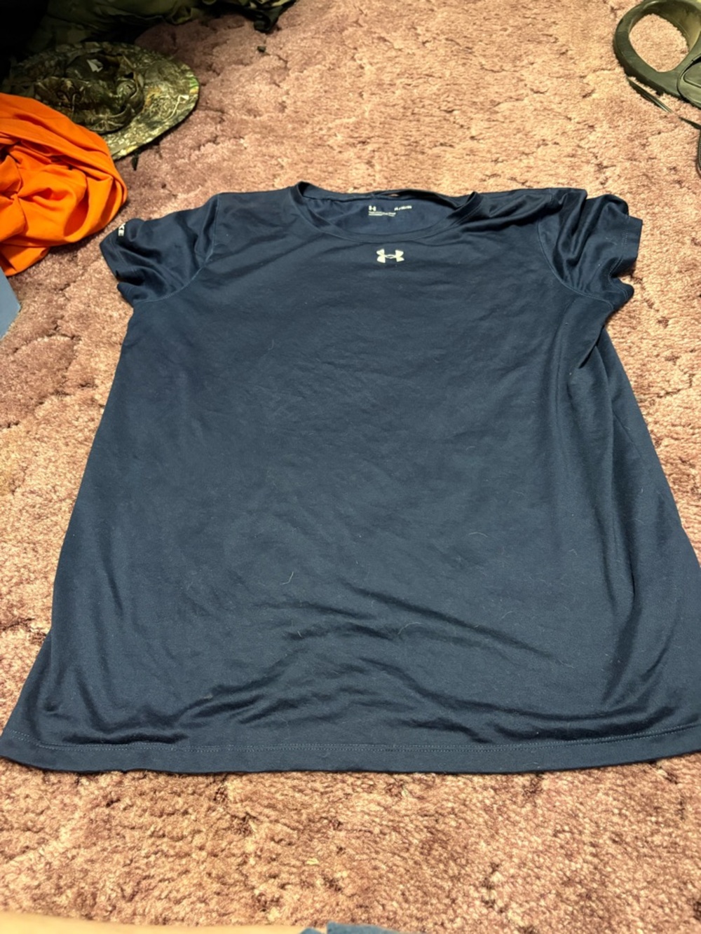 Under Armour Women's Navy Short-Sleeve Performance Tee